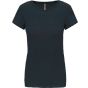Kariban T-shirt col rond manches courtes femme navy