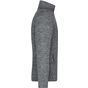 James&Nicholson Men´s Fleece Jacket grey_melange/anthracite