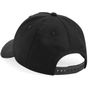 Beechfield Casquette à 5 panneaux pour enfant en coton biologique black