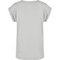 Build Your Brand Ladies Extended Shoulder Tee light_asphalt