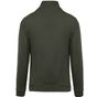 kariban Sweat-shirt col zippé  dark_khaki