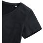 Russell-pure-organic Ladies' Pure Organic V-Neck Tee black