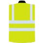 Korntex Hi-Vis reversible safety bodywarmer ural 2-in-1 Signal yellow