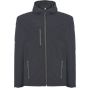 JHK Full zip softshell jacket hooded navy