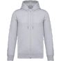 Kariban Sweat-shirt recyclé zippé à capuche unisexe oxford_grey