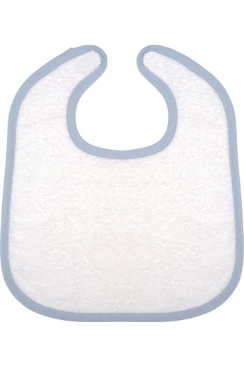 Bavoir éponge bébé - White/sky Blue