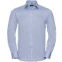 Russell Chemise à chevrons cintrée manches longues homme light_blue