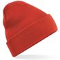 Beechfield Bonnet Original à revers fire_red