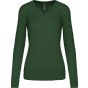 Kariban Pull col V femme forest_green