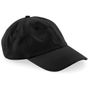 Beechfield Casquette classique à 6 pans en coton biologique black