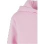 Build Your Brand Ladies Fluffy Hoody Soft pink