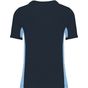 Kariban Tiger - T-shirt bicolore manches courtes navy/sky