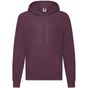 fruit of the loom Lightweight Hooded Sweat bordeaux