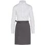 SG Accessories - Bistro BRUSSELS - Short Bistro Apron with Pocket grey