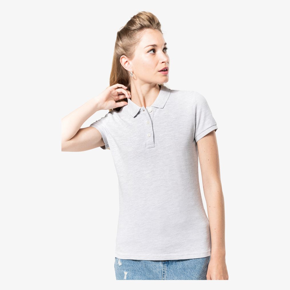 Polo vintage manches courtes femme kariban