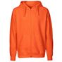 Neutral Mens Zip Hoodie orange