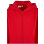 Build Your Brand Essentials Basic Kids Zip Hoody City red
