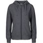 Neutral Ladies Zip Hoodie dark_heather
