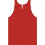 Bella Unisex jersey tank red