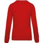 Kariban Sweat-shirt BIO col rond manches raglan femme  red