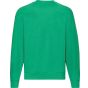 fruit of the loom Classic raglan sweat kelly green
