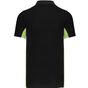 kariban Polo bicolore FLAG Kariban black/lime