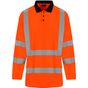 Pro RTX High Visibility Polo manches longues à visibilité renforcée hv_orange/navy