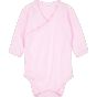 Babybugz Baby long sleeve kimono bodysuit powder_pink