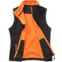 Result Womens printable softshell bodywarmer black/orange