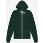 Bella Unisex sponge fleece full-zip hoodie forest