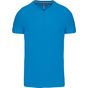 Kariban T-shirt col V manches courtes tropical_blue