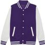 AWDis Just Hoods Veste Varsity purple/white