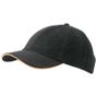 Myrtle Beach 6-Panel Raver Sandwich Cap black/orange