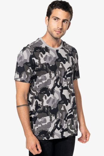 Image produit T-shirt camo manches courtes homme