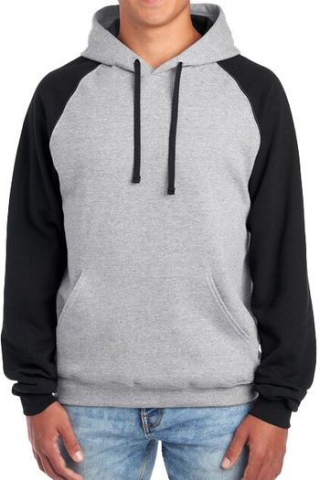 Image produit Nublend® colour-block raglan hooded sweatshirt