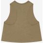 Bella Women's racerback cropped tank heather_olive