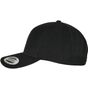 flexfit 5-Panel Premium Curved Visor Snapback Cap black