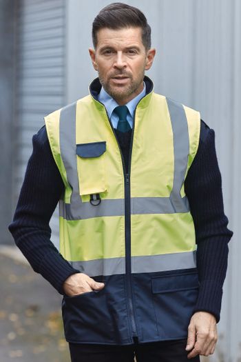 Image produit  Bodywarmer rembourré haute visibilité