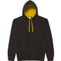 AWDis Just Hoods Varsity Hoodie jet_black/gold