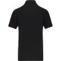 WK Designed To Work Polo Day To Day contrasté manches courtes homme black/red