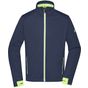 James&Nicholson Men´s Sports Softshell Jacket navy/bright_yellow