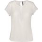 Kariban Blouse crêpe manches courtes femme off_white
