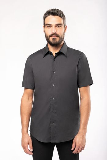 Image produit Chemise coton / élasthanne manches courtes
