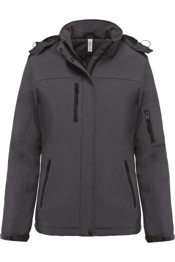 Image produit Parka softshell doublée à capuche pour femme