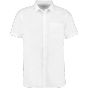 Kustom Kit Poplin Shirt Short Sleeve White
