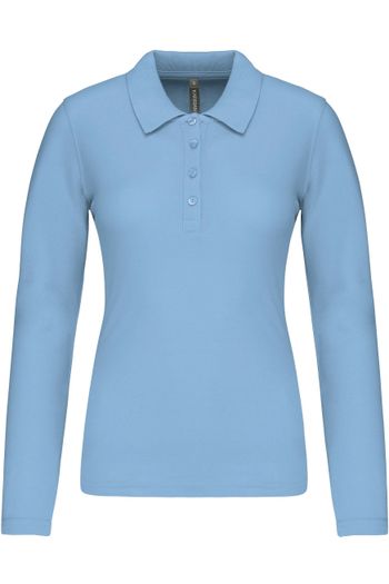 Image produit Polo piqué manches longues femme 