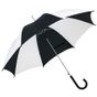 L-merch Automatic Umbrella With Plastic Handle black/white