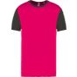 ProAct Maillot manches courtes bicolore unisexe sporty_pink/dark_grey