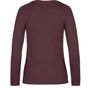 B&C Collection #E190 LSL /Women burgundy