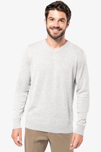 Image produit Pull col en V écoresponsable homme